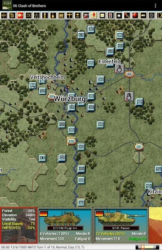 Изображение игры: Modern Campaigns- FuldaGap '85