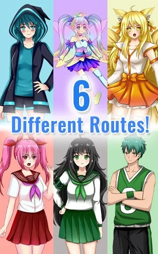 Изображение игры: Gacha Memories - Anime Visual Novel
