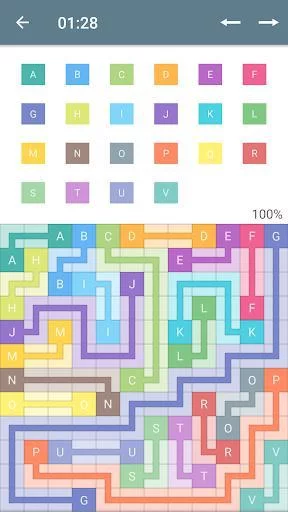 Изображение игры: Color Pipes (Numberlink)