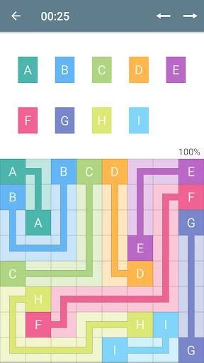 Изображение игры: Color Pipes (Numberlink)