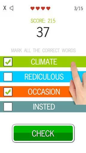 Изображение игры: Spelling Check - Free
