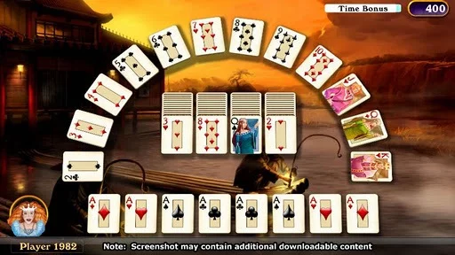 Изображение игры: Hardwood Solitaire Free