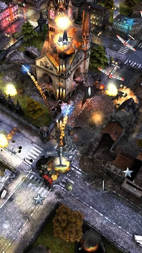 Изображение игры: AirAttack 2 - WW2 Airplanes Shooter