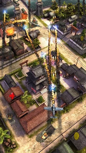 Изображение игры: AirAttack 2 - WW2 Airplanes Shooter