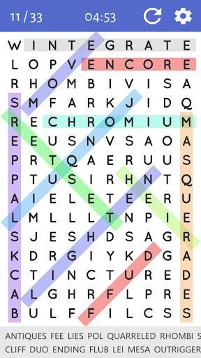 Изображение игры: Word Search - Free Puzzles