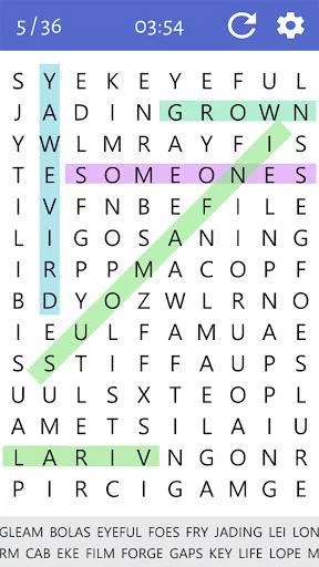 Изображение игры: Word Search - Free Puzzles