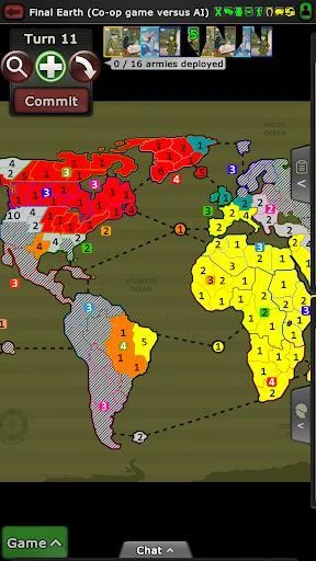 Изображение игры: Warzone (Risk++)