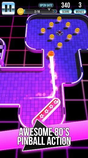 Изображение игры: Retro Shot Pinball Puzzle Game