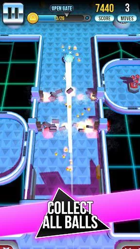 Изображение игры: Retro Shot Pinball Puzzle Game