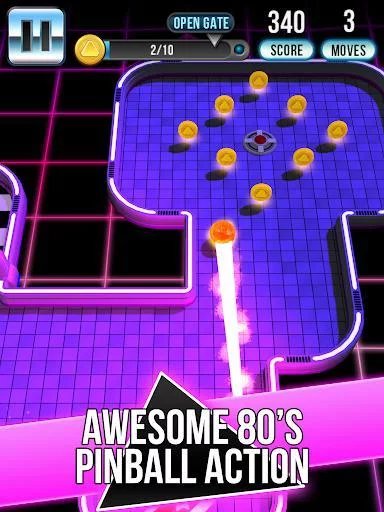 Изображение игры: Retro Shot Pinball Puzzle Game