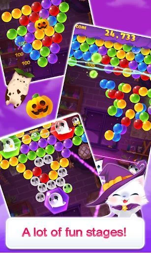 Изображение игры: Bubble Kitten Cute cat shooter