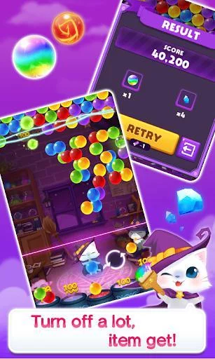 Изображение игры: Bubble Kitten Cute cat shooter