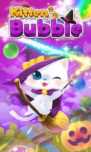 Изображение игры: Bubble Kitten Cute cat shooter
