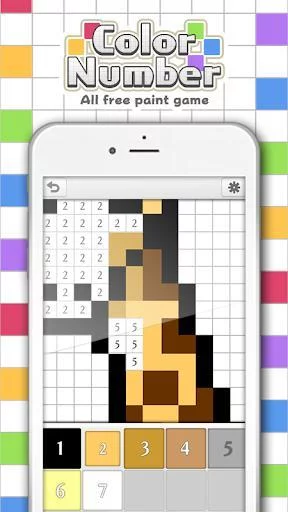 Изображение игры: Color Number - all free paint game