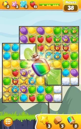 Изображение игры: Fruit Boom Gummy crush