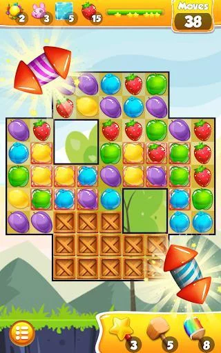 Изображение игры: Fruit Boom Gummy crush