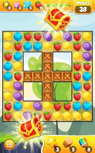 Изображение игры: Fruit Boom Gummy crush