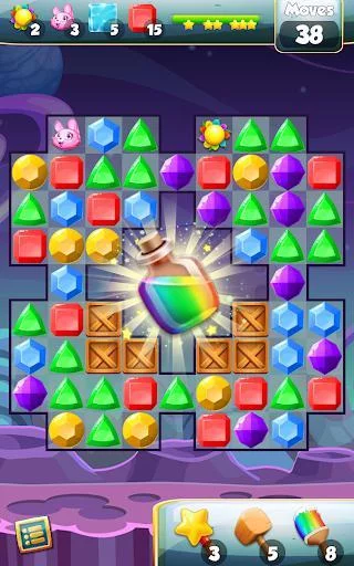 Изображение игры: Diamonds and Jewels Crush