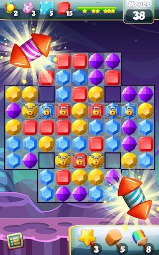 Изображение игры: Diamonds and Jewels Crush
