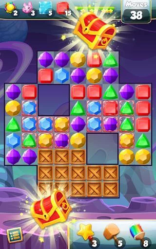 Изображение игры: Diamonds and Jewels Crush