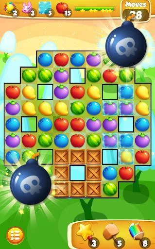 Изображение игры: Fruit Splash
