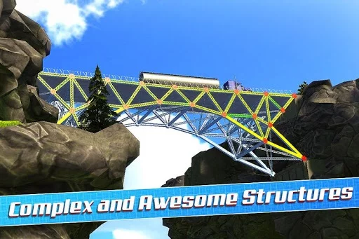 Изображение игры: Bridge Construction Simulator