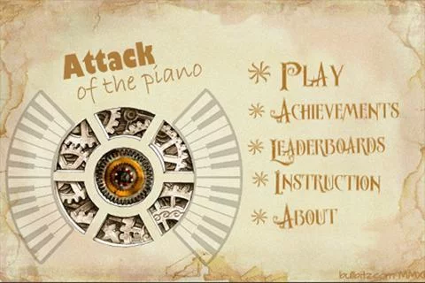 Изображение игры: Attack of the piano