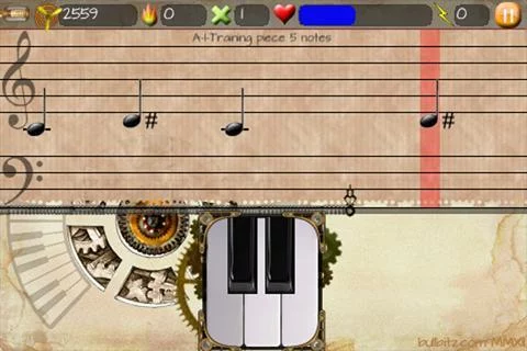 Изображение игры: Attack of the piano