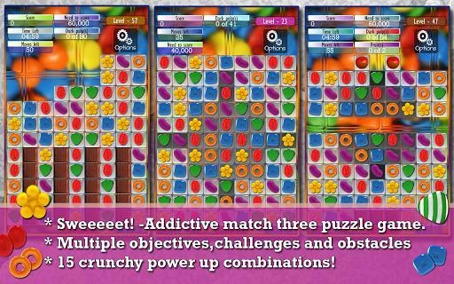 Изображение игры: Candy Game -Match three puzzle