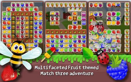 Изображение игры: Fruit Drops 3 - Match 3 puzzle