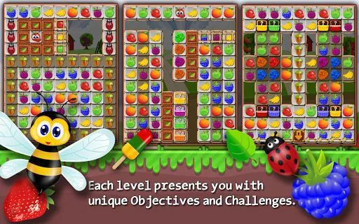 Изображение игры: Fruit Drops 3 - Match 3 puzzle