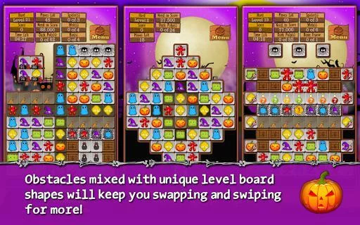 Изображение игры: Halloween Drops - Match three