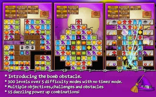 Изображение игры: Halloween Drops - Match three