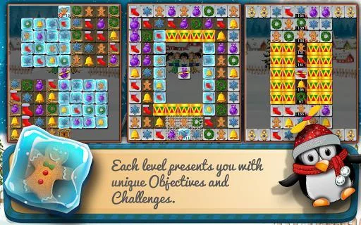 Изображение игры: Christmas Drops 3 - Match three puzzle