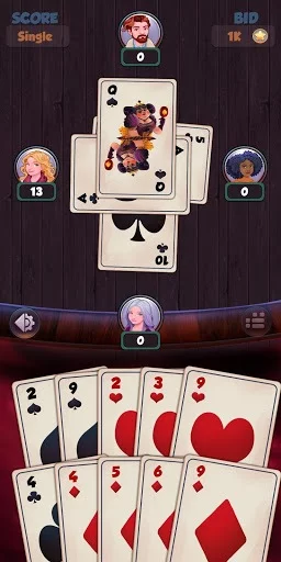 Изображение игры: Hearts Offline