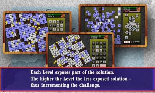 Изображение игры: CROSSWORD CRYPTOGRAM - Puzzle
