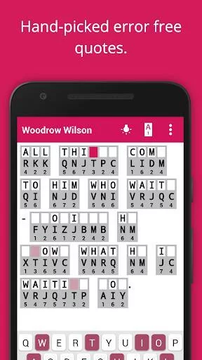 Изображение игры: Cryptogram Cryptoquote Puzzle