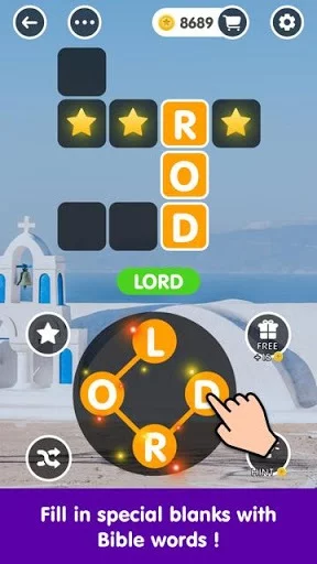 Изображение игры: Bible Crossword - Daily Word Puzzles