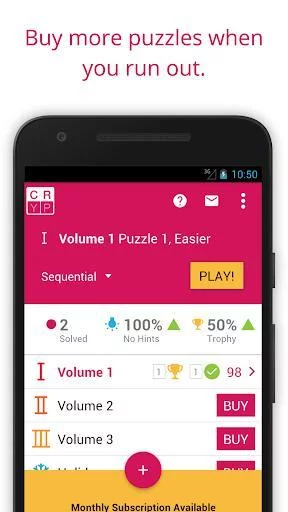 Изображение игры: Cryptogram Cryptoquote Puzzle