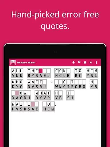 Изображение игры: Cryptogram Cryptoquote Puzzle