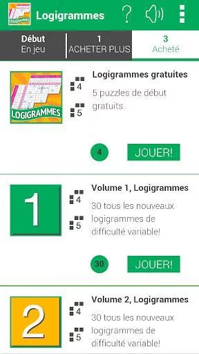 Изображение игры: Logic Grid Puzzles in French