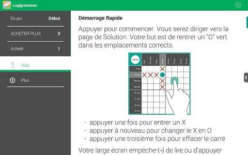 Изображение игры: Logic Grid Puzzles in French