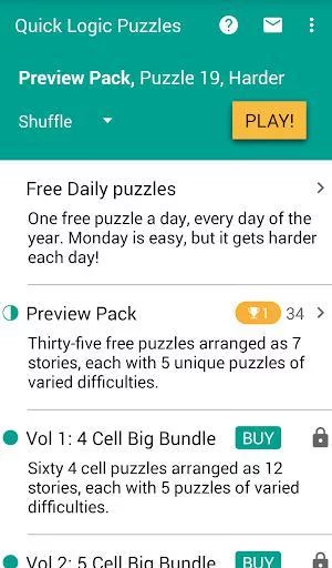 Изображение игры: Quick Logic Puzzles