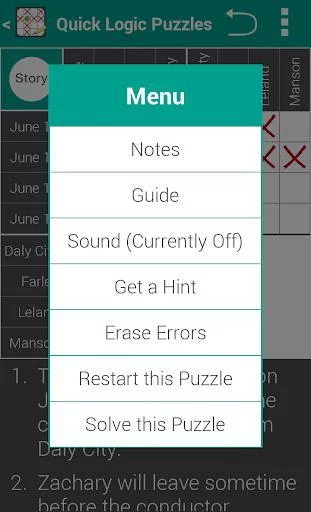 Изображение игры: Quick Logic Puzzles