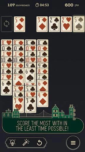 Изображение игры: Solitaire Town: Classic Klondike Card Game