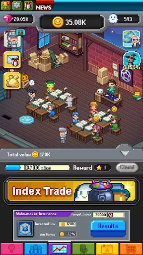 Изображение игры: Tap Tap Trillionaire - Cash Clicker Adventure