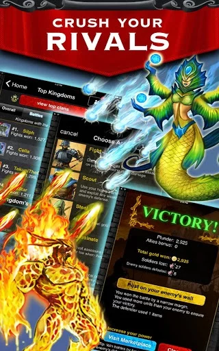 Изображение игры: Kingdoms at War: Hardcore PVP