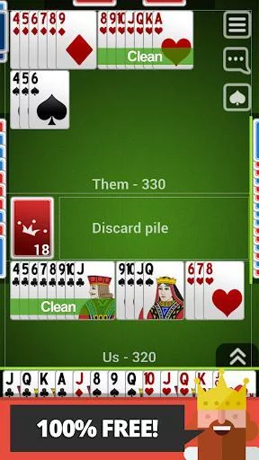 Изображение игры: Buraco: Free Canasta Cards