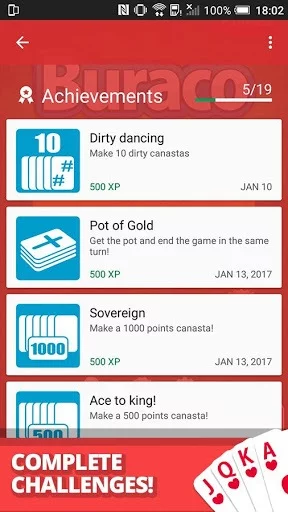Изображение игры: Buraco: Free Canasta Cards