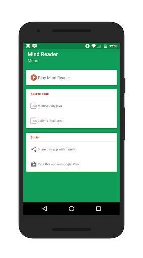 Изображение игры: Mind Reader With Source Code